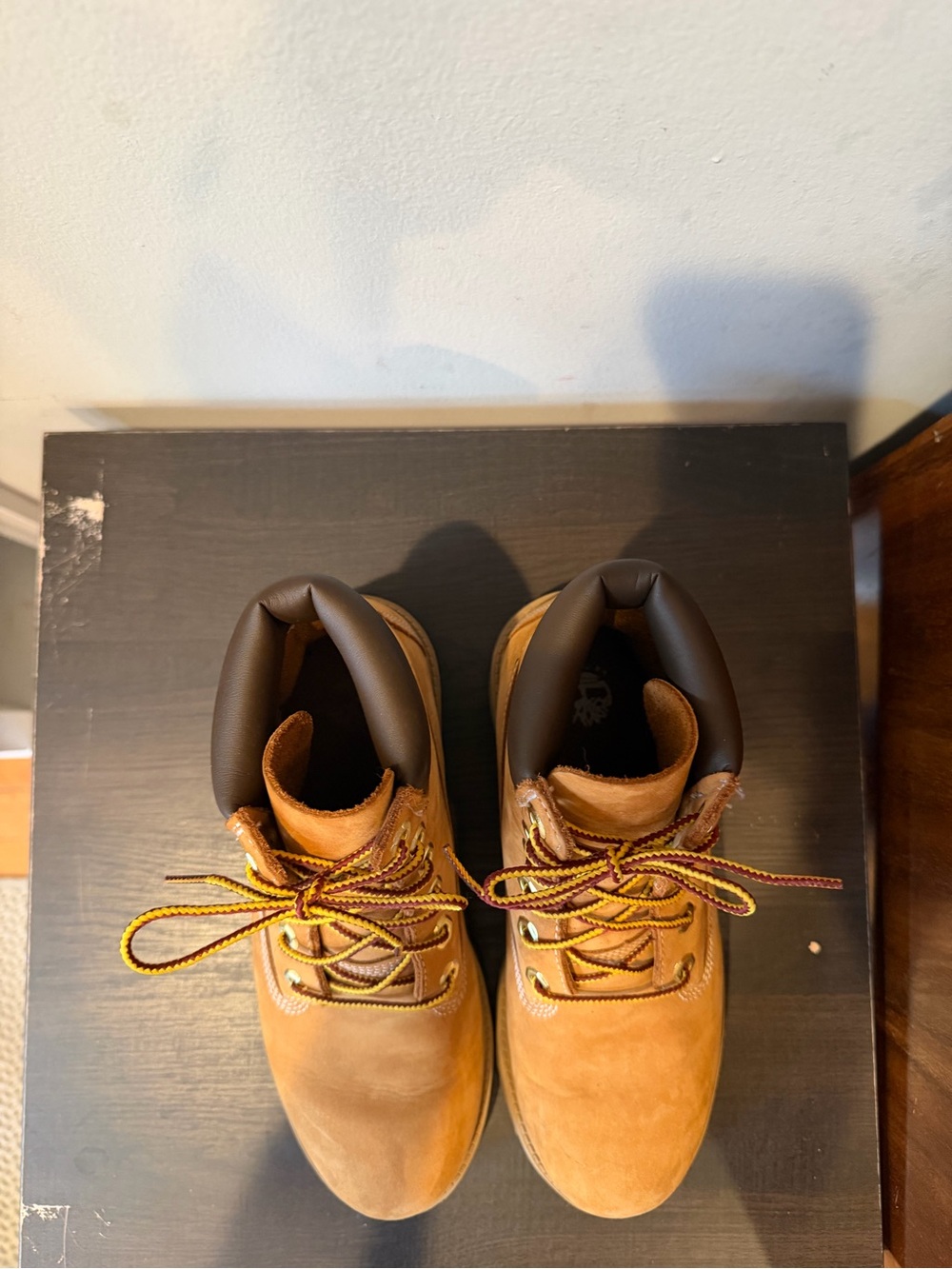 Kids Brown Lace-Up Work Boots - Unbranded